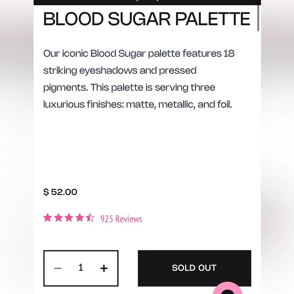 Blood Sugar Palette by Jeffree Star NEW - Picture 7 of 8